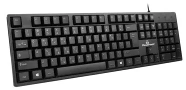 POWERTECH πληκτρολόγιο PT-1074, ενσύρματο, EN/GR, μαύρο 6 POWERTECH πληκτρολόγιο PT-1074, ενσύρματο, EN/GR, μαύρο 2