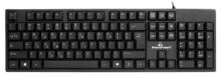 POWERTECH πληκτρολόγιο PT-1074, ενσύρματο, EN/GR, μαύρο