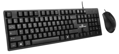 POWERTECH set ποντίκι & πληκτρολόγιο PT-1075, ενσύρματο, 1000DPI, μαύρο 2