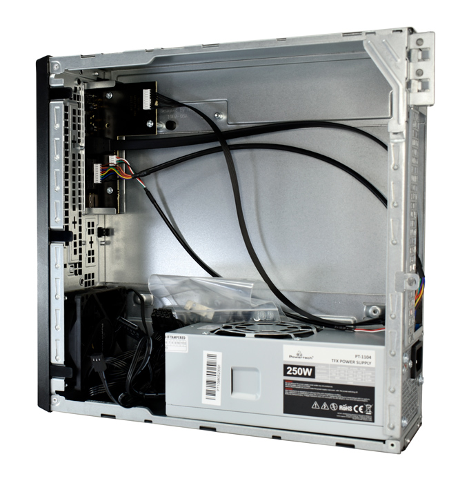 POWERTECH PC Case PT-1098 με 250W PSU, Mini-ITX, 280x93x290mm, μαύρο 5 POWERTECH PC Case PT-1098 με 250W PSU, Mini-ITX, 280x93x290mm, μαύρο - Image 3