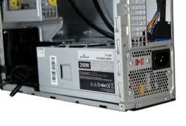 POWERTECH PC Case PT-1098 με 250W PSU, Mini-ITX, 280x93x290mm, μαύρο 4