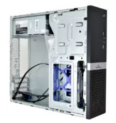 POWERTECH PC Case PT-1099 με 250W PSU, Micro-ATX, 356x102x338mm, μαύρο 2