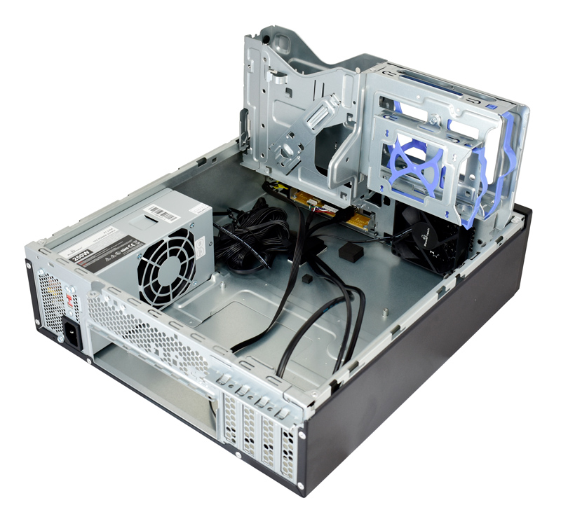 POWERTECH PC Case PT-1099 με 250W PSU, Micro-ATX, 356x102x338mm, μαύρο 5 POWERTECH PC Case PT-1099 με 250W PSU, Micro-ATX, 356x102x338mm, μαύρο - Image 3