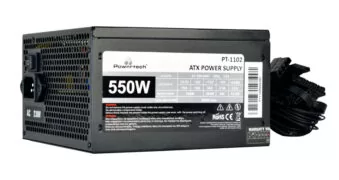 POWERTECH τροφοδοτικό για PC PT-1102, 550W, ATX, 120mm Fan 3