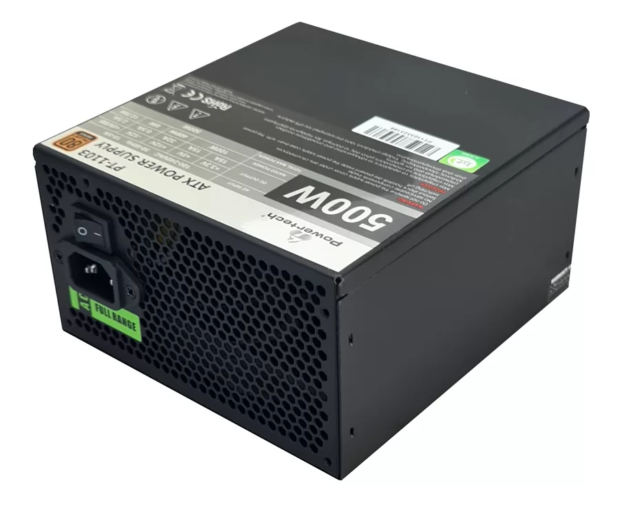 POWERTECH τροφοδοτικό για PC PT-1103, 80Plus Bronze, 500W ATX, 140mm Fan 10 POWERTECH τροφοδοτικό για PC PT-1103, 80Plus Bronze, 500W ATX, 140mm Fan - Image 8