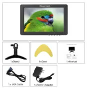 POWERTECH οθόνη LED PT-1108 8" 1024x768, IPS, HDMI/VGA/AV/BNC/USB, μαύρη 7 POWERTECH οθόνη LED PT-1108 8" 1024x768, IPS, HDMI/VGA/AV/BNC/USB, μαύρη 3