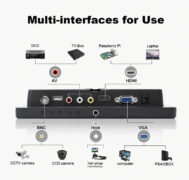 POWERTECH οθόνη LED PT-1108 8" 1024x768, IPS, HDMI/VGA/AV/BNC/USB, μαύρη 5 POWERTECH οθόνη LED PT-1108 8" 1024x768, IPS, HDMI/VGA/AV/BNC/USB, μαύρη 1