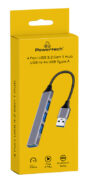 POWERTECH USB hub PT-1114, 4x θυρών, 5Gbps, USB σύνδεση, γκρι 5 POWERTECH USB hub PT-1114, 4x θυρών, 5Gbps, USB σύνδεση, γκρι 2