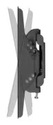POWERTECH επιτοίχια βάση τηλεόρασης PT-1126, 23-43", έως 45kg, ρυθμιζόμενη κλίση 2