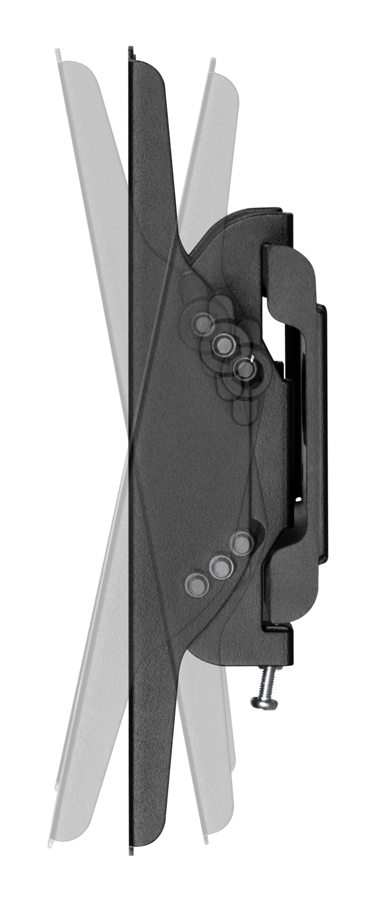 POWERTECH επιτοίχια βάση τηλεόρασης PT-1126, 23-43", έως 45kg, ρυθμιζόμενη κλίση 4 POWERTECH επιτοίχια βάση τηλεόρασης PT-1126, 23-43", έως 45kg, ρυθμιζόμενη κλίση - Image 2