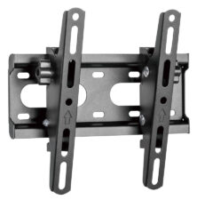 POWERTECH επιτοίχια βάση τηλεόρασης PT-1126, 23-43", έως 45kg, ρυθμιζόμενη κλίση
