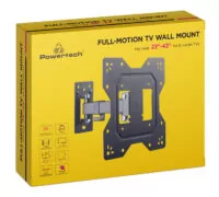 POWERTECH επιτοίχια βάση τηλεόρασης PT-1128, 23-43", έως 30kg, full motion 6