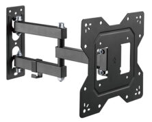 POWERTECH επιτοίχια βάση τηλεόρασης PT-1129, 23-43", έως 30kg, full motion