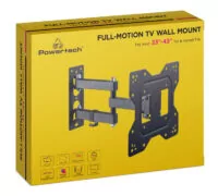 POWERTECH επιτοίχια βάση τηλεόρασης PT-1129, 23-43", έως 30kg, full motion 6
