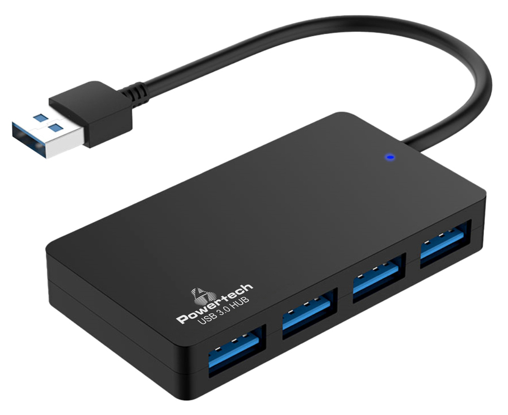 POWERTECH USB hub PT-1145, 4x θυρών, 5Gbps, USB σύνδεση, μαύρο 3 POWERTECH USB hub PT-1145, 4x θυρών, 5Gbps, USB σύνδεση, μαύρο