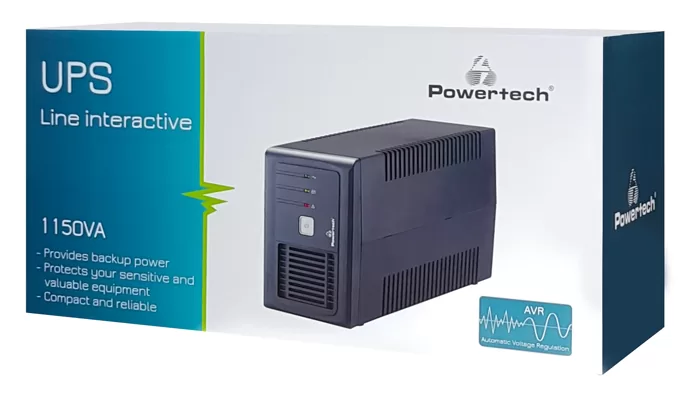 POWERTECH UPS Line Interactive PT-1150LI, 1150VA, 690W 5 POWERTECH UPS Line Interactive PT-1150LI, 1150VA, 690W - Image 3