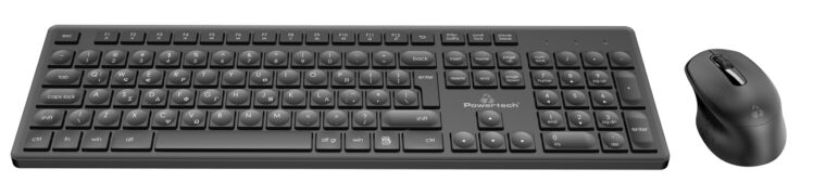 POWERTECH set ποντίκι & πληκτρολόγιο PT-1151, ασύρματο, 1600DPI, μαύρο 7 POWERTECH set ποντίκι & πληκτρολόγιο PT-1151, ασύρματο, 1600DPI, μαύρο 2