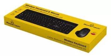 POWERTECH set ποντίκι & πληκτρολόγιο PT-1154, 2.4GHz & Bluetooth, μαύρο 3