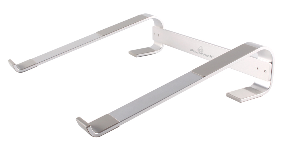 POWERTECH μεταλλική βάση laptop PT-1161, έως 18", ασημί 3 POWERTECH μεταλλική βάση laptop PT-1161, έως 18", ασημί