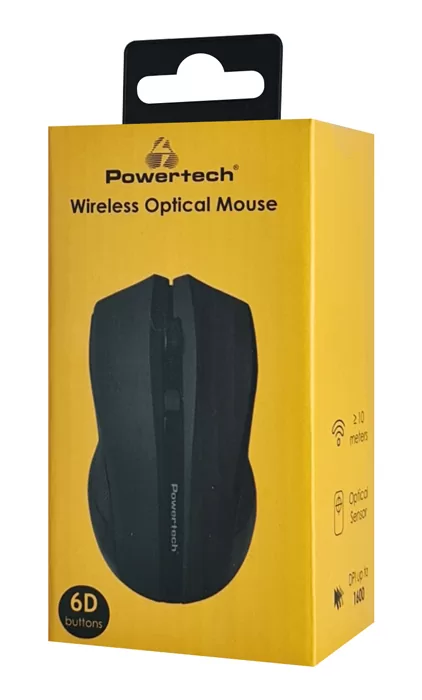POWERTECH ασύρματο ποντίκι PT-1166, USB δέκτης, 1600DPI, μαύρο 5 POWERTECH ασύρματο ποντίκι PT-1166, USB δέκτης, 1600DPI, μαύρο - Image 3
