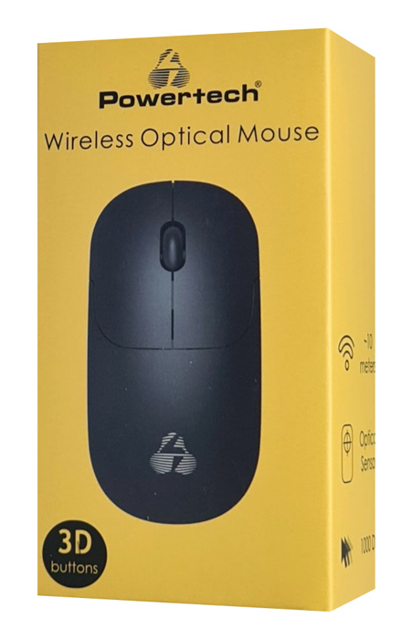 POWERTECH ασύρματο ποντίκι PT-1183, USB δέκτης, 1000DPI, μαύρο 7 POWERTECH ασύρματο ποντίκι PT-1183, USB δέκτης, 1000DPI, μαύρο - Image 5