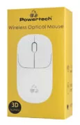 POWERTECH ασύρματο ποντίκι PT-1184, USB δέκτης, 1000DPI, λευκό 5