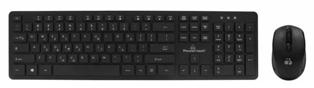 POWERTECH set ποντίκι & πληκτρολόγιο PT-1189, ασύρματο, 1600DPI, μαύρο 1