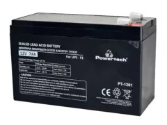 POWERTECH μπαταρία μολύβδου PT-1201 για UPS, 12V 7Ah, F2 1 POWERTECH μπαταρία μολύβδου PT-1201 για UPS, 12V 7Ah, F2