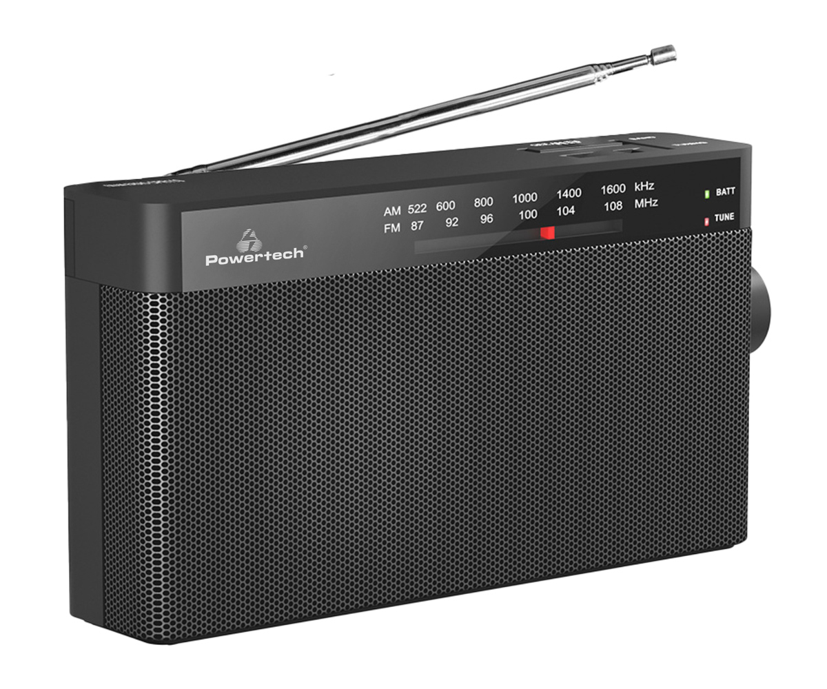 POWERTECH φορητό ραδιόφωνο PT-1244 με πτυσσόμενη κεραία, μαύρο 3 POWERTECH φορητό ραδιόφωνο PT-1244 με πτυσσόμενη κεραία, μαύρο