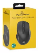POWERTECH ασύρματο ποντίκι PT-1251, USB δέκτης, 1600DPI, μαύρο 4