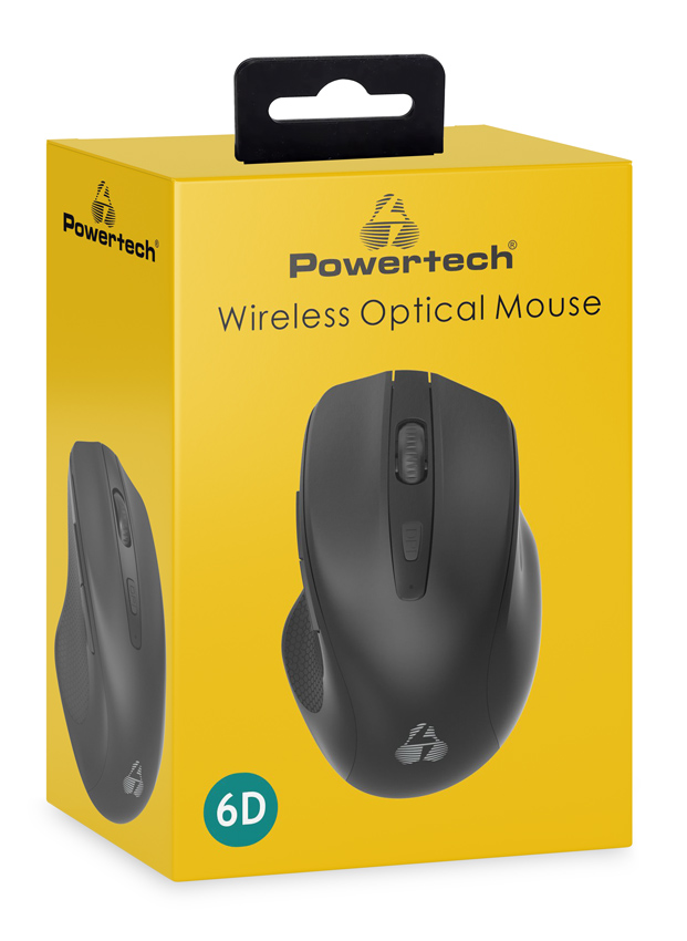 POWERTECH ασύρματο ποντίκι PT-1251, USB δέκτης, 1600DPI, μαύρο 6 POWERTECH ασύρματο ποντίκι PT-1251, USB δέκτης, 1600DPI, μαύρο - Image 4