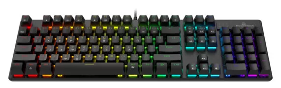 POWERTECH gaming μηχανικό πληκτρολόγιο PT-1254, ενσύρματο, RGB, μαύρο 2