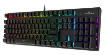 POWERTECH gaming μηχανικό πληκτρολόγιο PT-1254, ενσύρματο, RGB, μαύρο 3