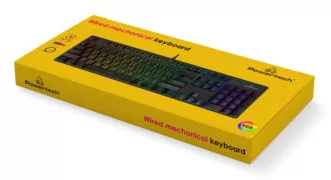 POWERTECH gaming μηχανικό πληκτρολόγιο PT-1254, ενσύρματο, RGB, μαύρο 4
