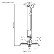 POWERTECH βάση projector οροφής PT-1255, έως 20kg 7