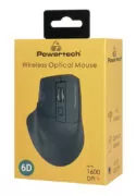 POWERTECH ασύρματο ποντίκι PT-1272, USB δέκτης, 1600DPI, μαύρο 4