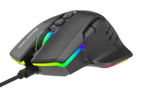 POWERTECH ενσύρματο gaming ποντίκι PT-1274, RGB φως, οπτικό, 12000DPI, μαύρο 2