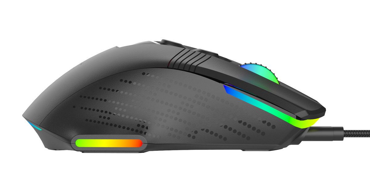 POWERTECH ενσύρματο gaming ποντίκι PT-1274, RGB φως, οπτικό, 12000DPI, μαύρο 6 POWERTECH ενσύρματο gaming ποντίκι PT-1274, RGB φως, οπτικό, 12000DPI, μαύρο - Image 4