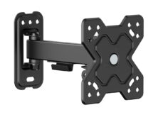 POWERTECH επιτοίχια βάση τηλεόρασης PT-1277, 13-32", έως 20kg, full motion
