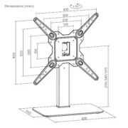 POWERTECH επιτραπέζια βάση τηλεόρασης PT-1281, 23-55", έως 40kg 20 POWERTECH επιτραπέζια βάση τηλεόρασης PT-1281, 23-55", έως 40kg 9