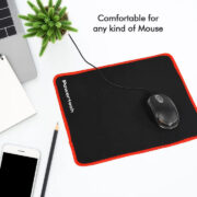 POWERTECH gaming mouse pad PT-1282, 30x25x0.3cm, μαύρο 2