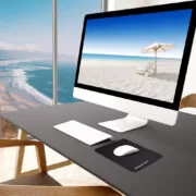 POWERTECH mouse pad PT-1292, 20x18cm, μαύρο 2