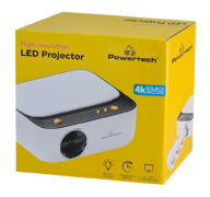 POWERTECH βιντεοπροβολέας PT-1307, 1080p, 300 ANSI lumens, λευκός 5