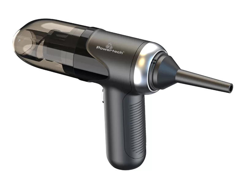 POWERTECH 2 σε 1 σκουπάκι χειρός & air duster PT-1315, 60W, 4000mAh, μαύρο 4 POWERTECH 2 σε 1 σκουπάκι χειρός & air duster PT-1315, 60W, 4000mAh, μαύρο - Image 2