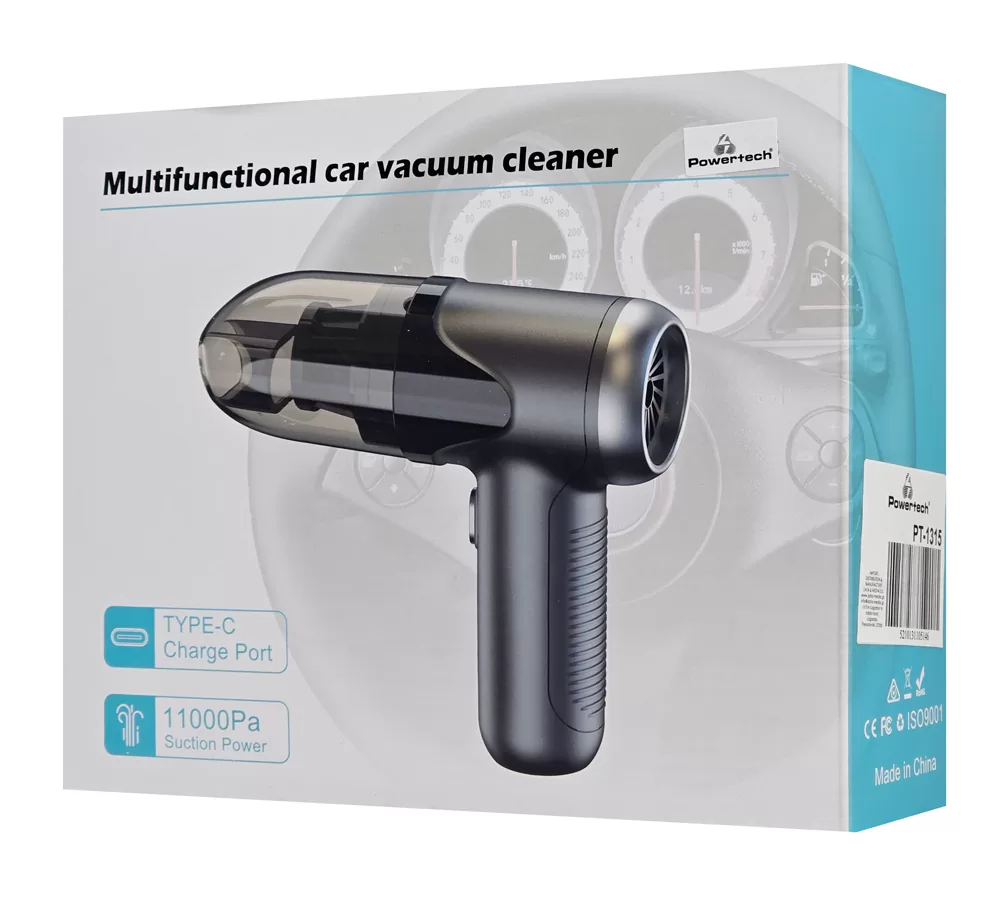 POWERTECH 2 σε 1 σκουπάκι χειρός & air duster PT-1315, 60W, 4000mAh, μαύρο 7 POWERTECH 2 σε 1 σκουπάκι χειρός & air duster PT-1315, 60W, 4000mAh, μαύρο - Image 5