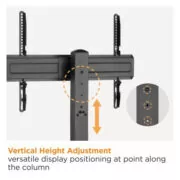 POWERTECH επιτραπέζια βάση τηλεόρασης PT-1328, 37-70", έως 40kg 3
