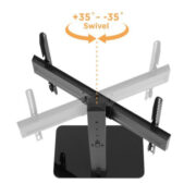 POWERTECH επιτραπέζια βάση τηλεόρασης PT-1328, 37-70", έως 40kg 4
