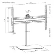 POWERTECH επιτραπέζια βάση τηλεόρασης PT-1328, 37-70", έως 40kg 8