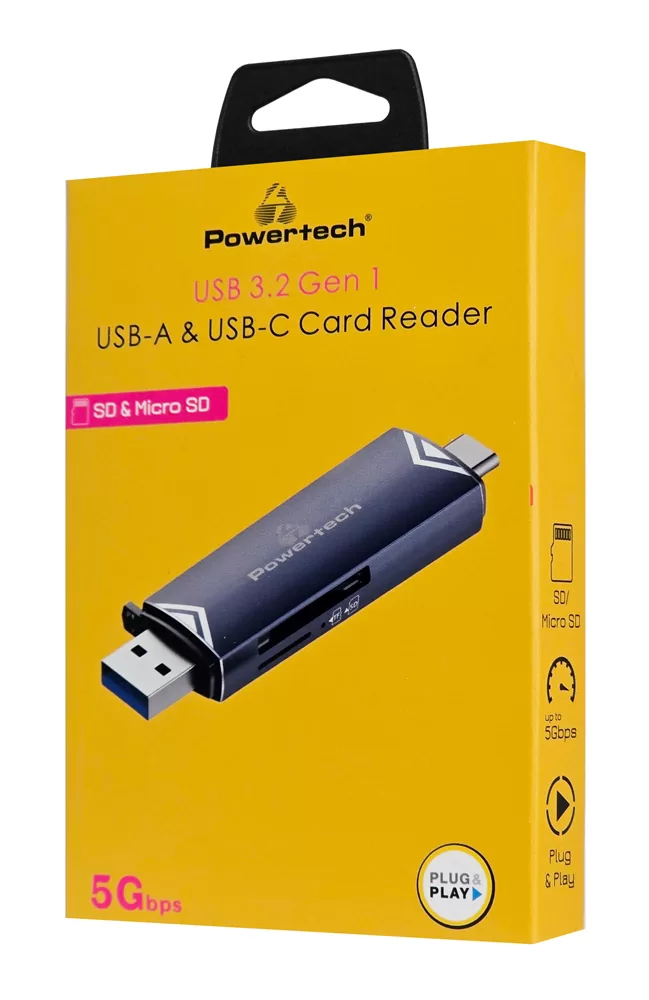 POWERTECH card reader PT-1343 για SD & micro SD, USB 3.2, 5Gbps, γκρι 9 POWERTECH card reader PT-1343 για SD & micro SD, USB 3.2, 5Gbps, γκρι - Image 7
