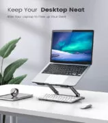 POWERTECH επιτραπέζια βάση για laptop/tablet PT-1354 έως 18.3", foldable, μαύρη 2